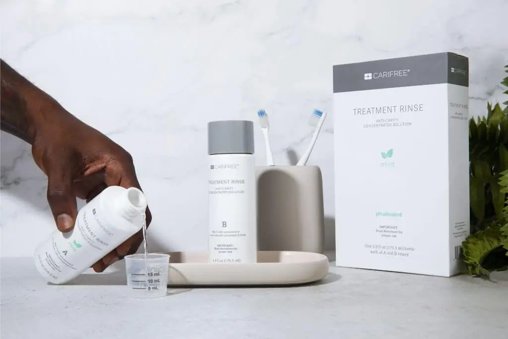 CariFree toothpaste, rinse, spray, and oral care products