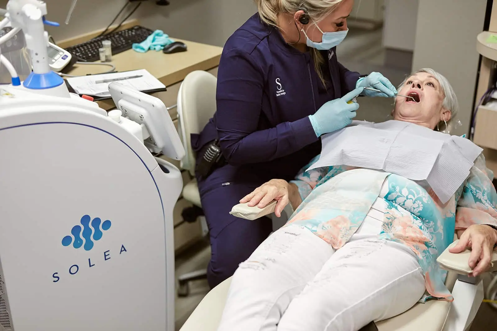 Comfortable consultation area at Stonebriar Smile Design
