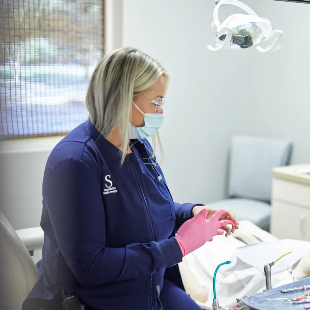 Cosmetic bonding used to refine a smile