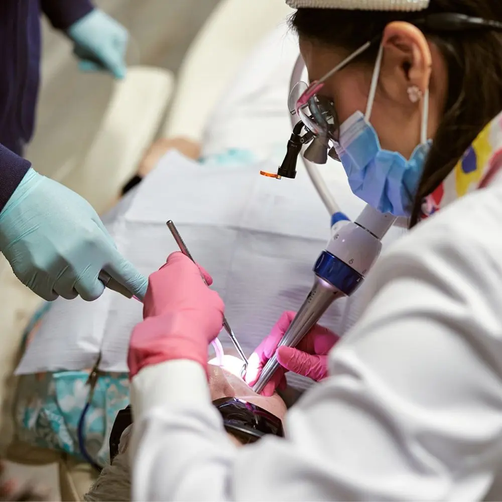 Solea laser treatment environment at a modern dental practice