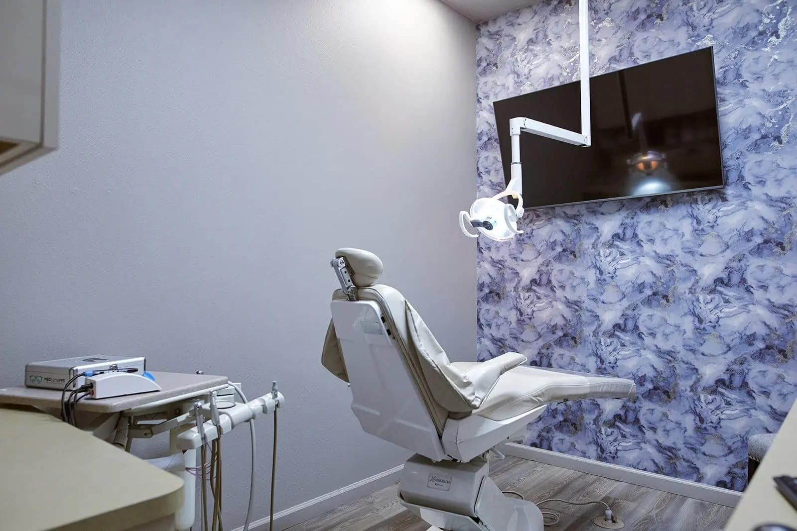 Private dental operatory at the Frisco office