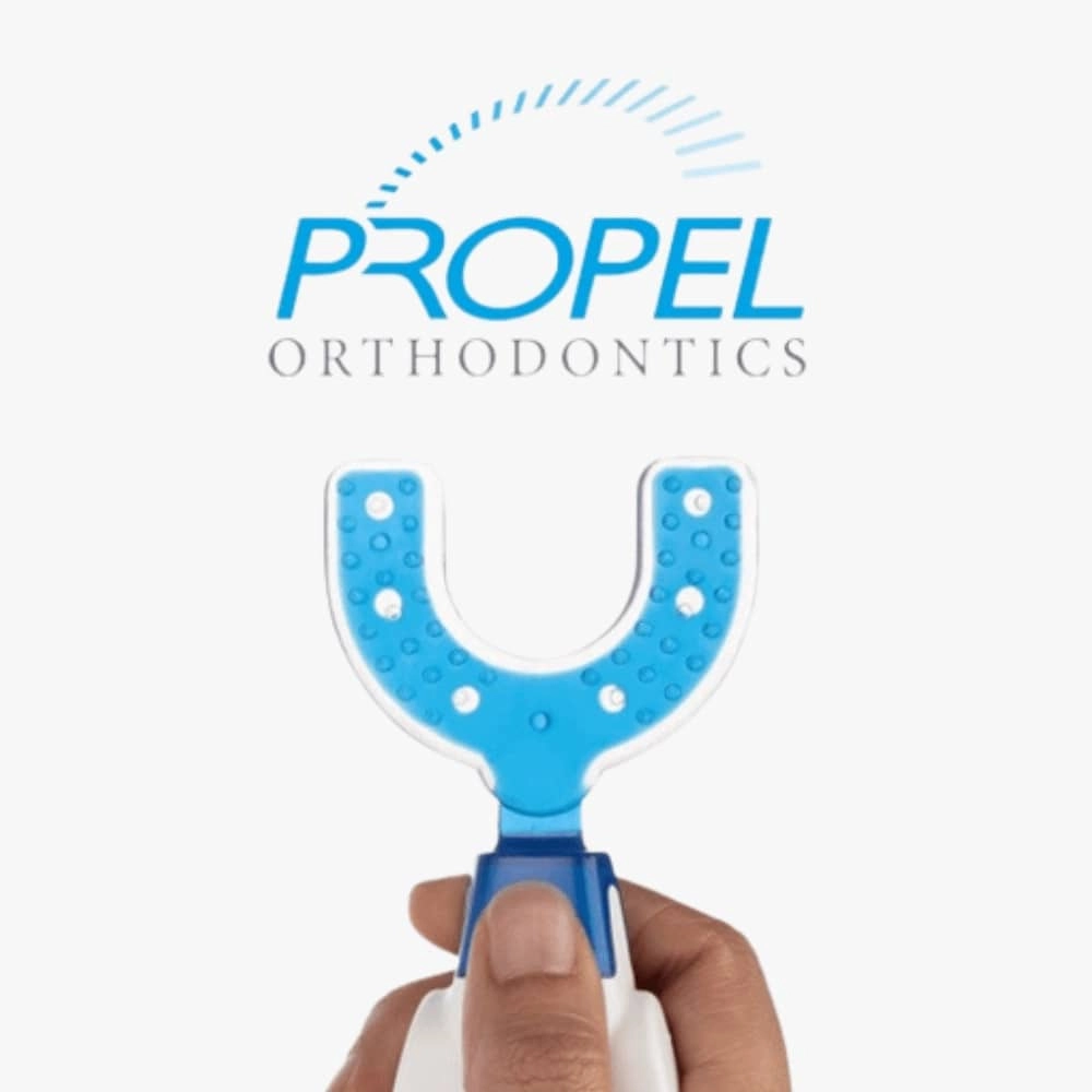 Orthodontic technology used to support tooth movement