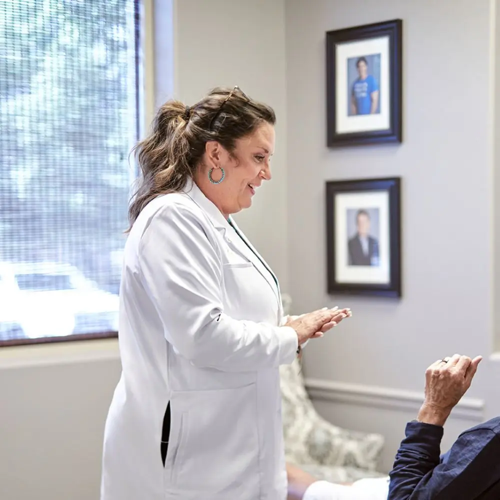 Heart-health discussion as part of a wellness dentistry visit