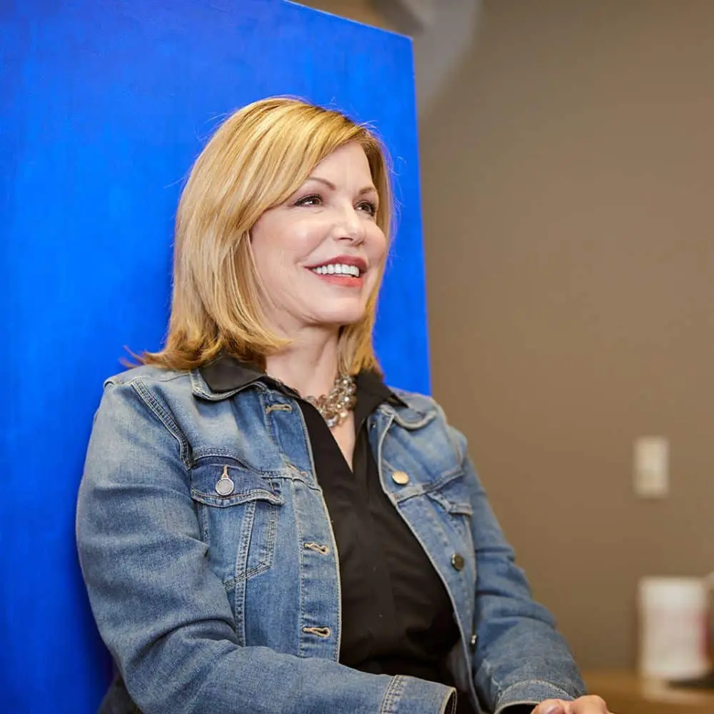 Confident patient smiling after personalized dental care